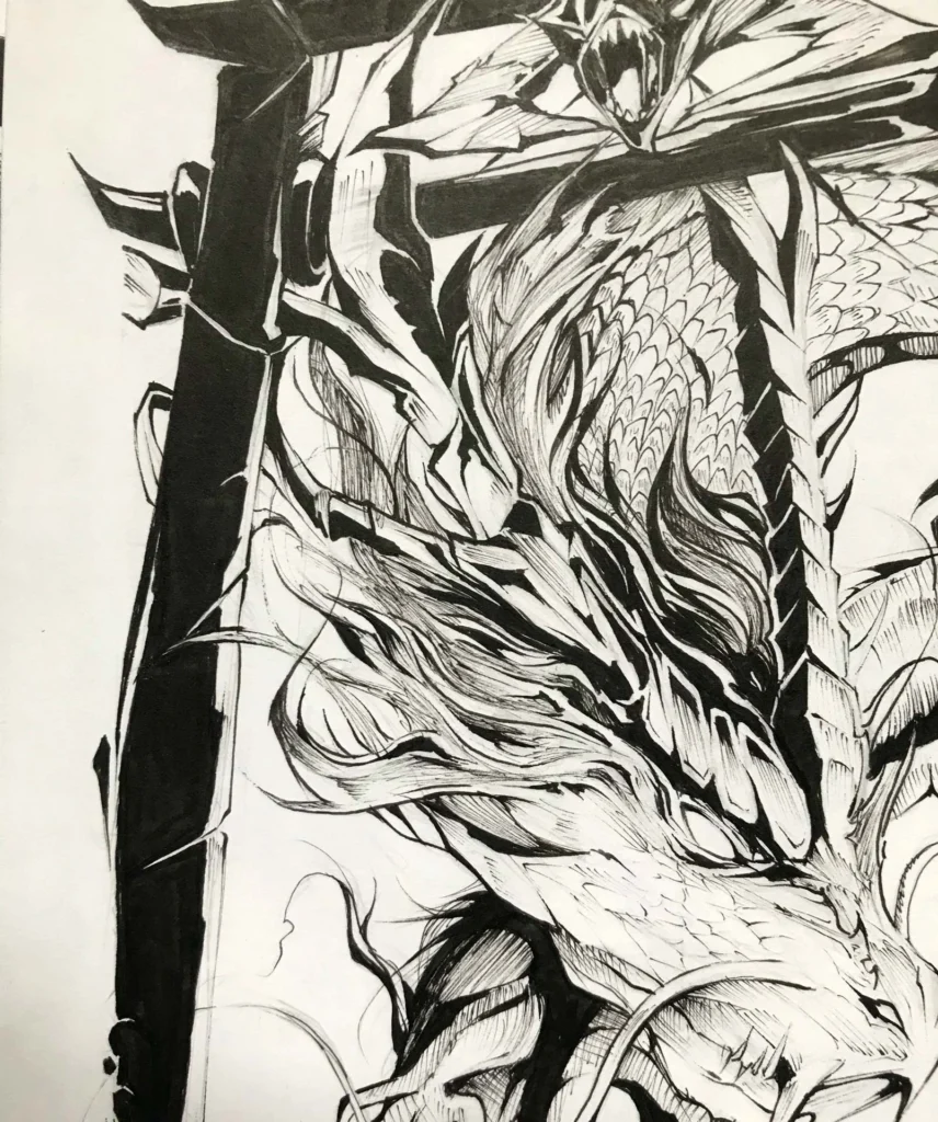 Ilustración mágica y personalizada de fantasía