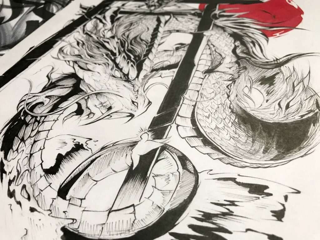 Ilustración mágica y personalizada de fantasía