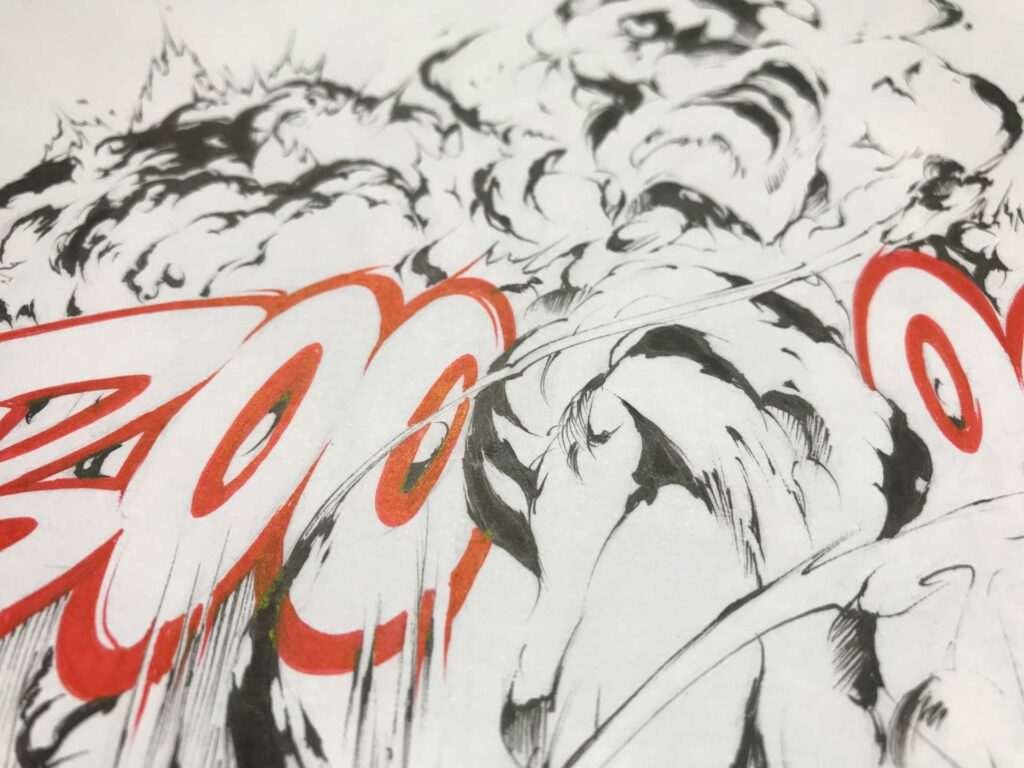 Ilustración fantástica a color hecha por encargo