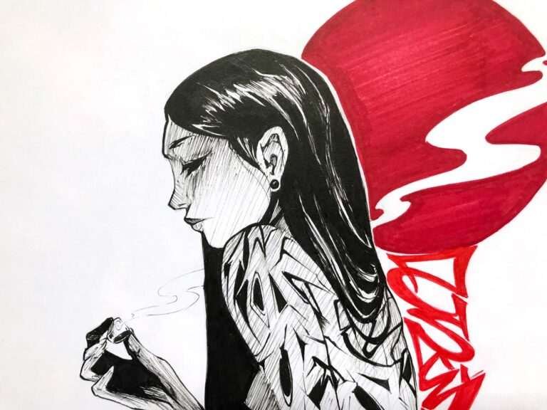 Ilustración de fantasía inspirada en ideas propias