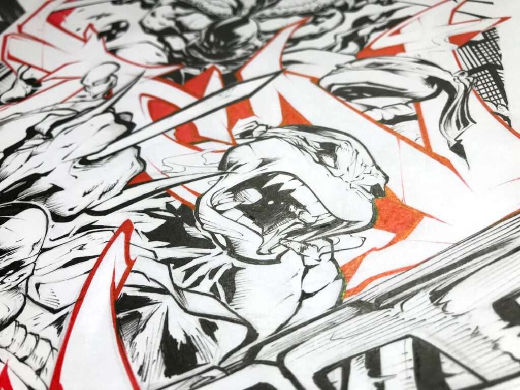 Ilustración fantástica personalizada con personajes únicos