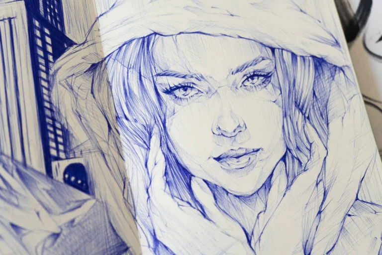 Retrato personalizado boligrafo
