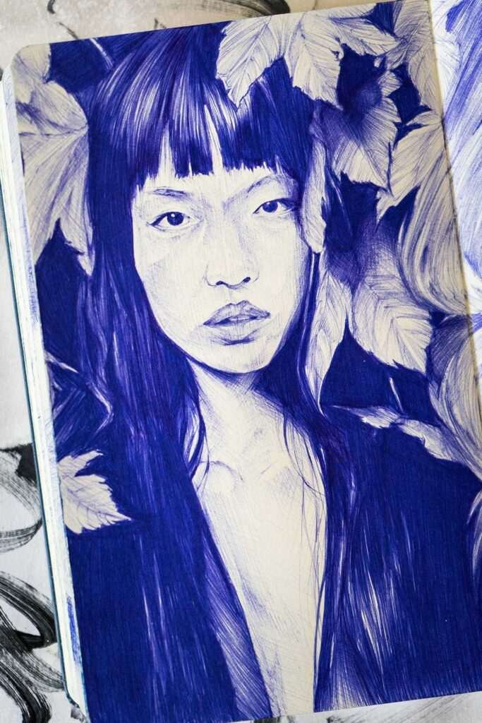 Retratos personalizados boligrafo