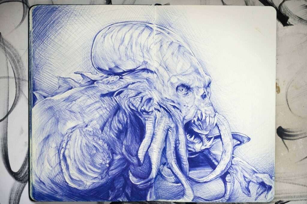 Retrato personalizado pulpo