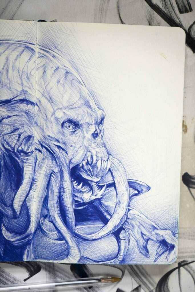 Retrato personalizado pulpo