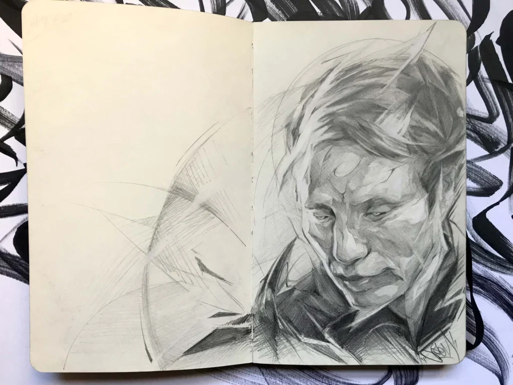 Dibujo a lápiz por encargo para regalo especial