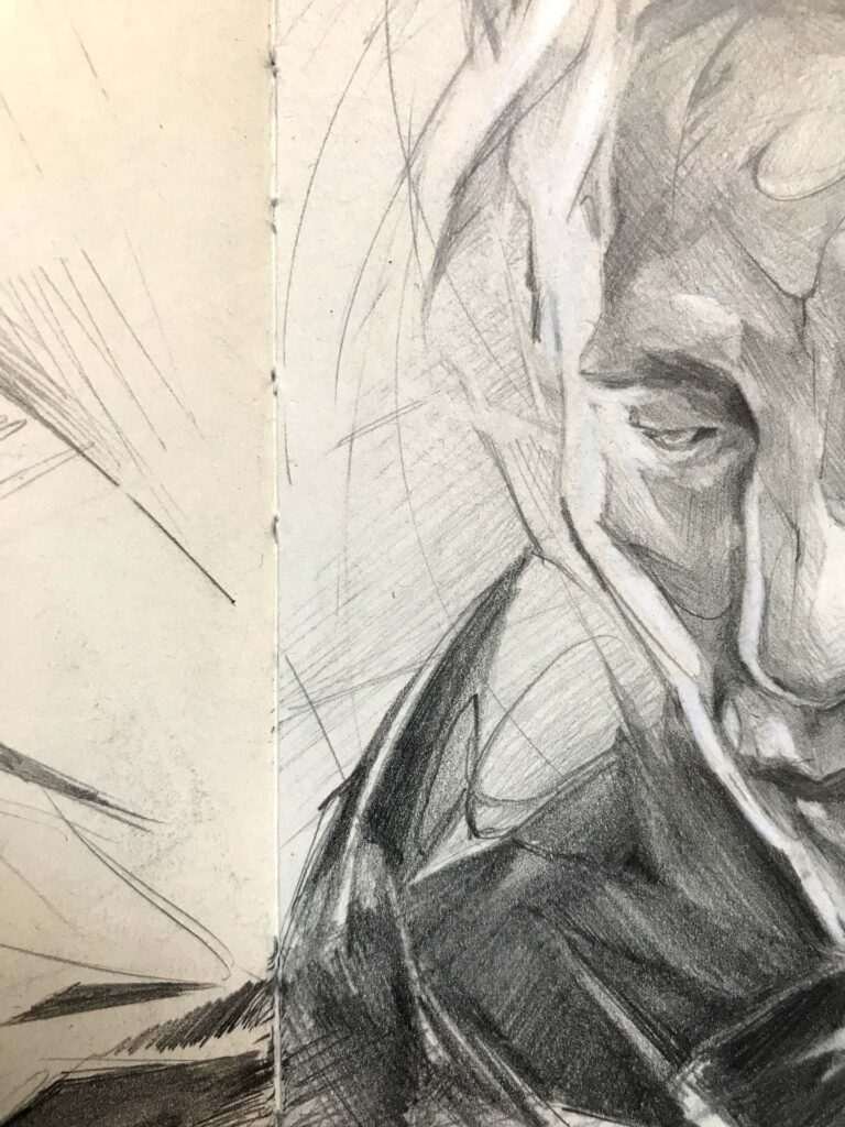 Dibujo a lápiz por encargo para regalo especial