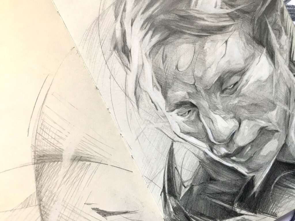 Dibujo a lápiz por encargo para regalo especial
