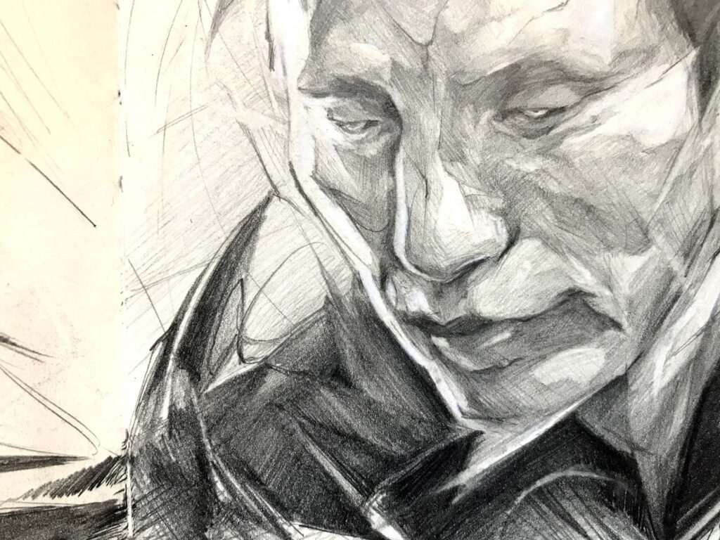 Dibujo a lápiz por encargo para regalo especial