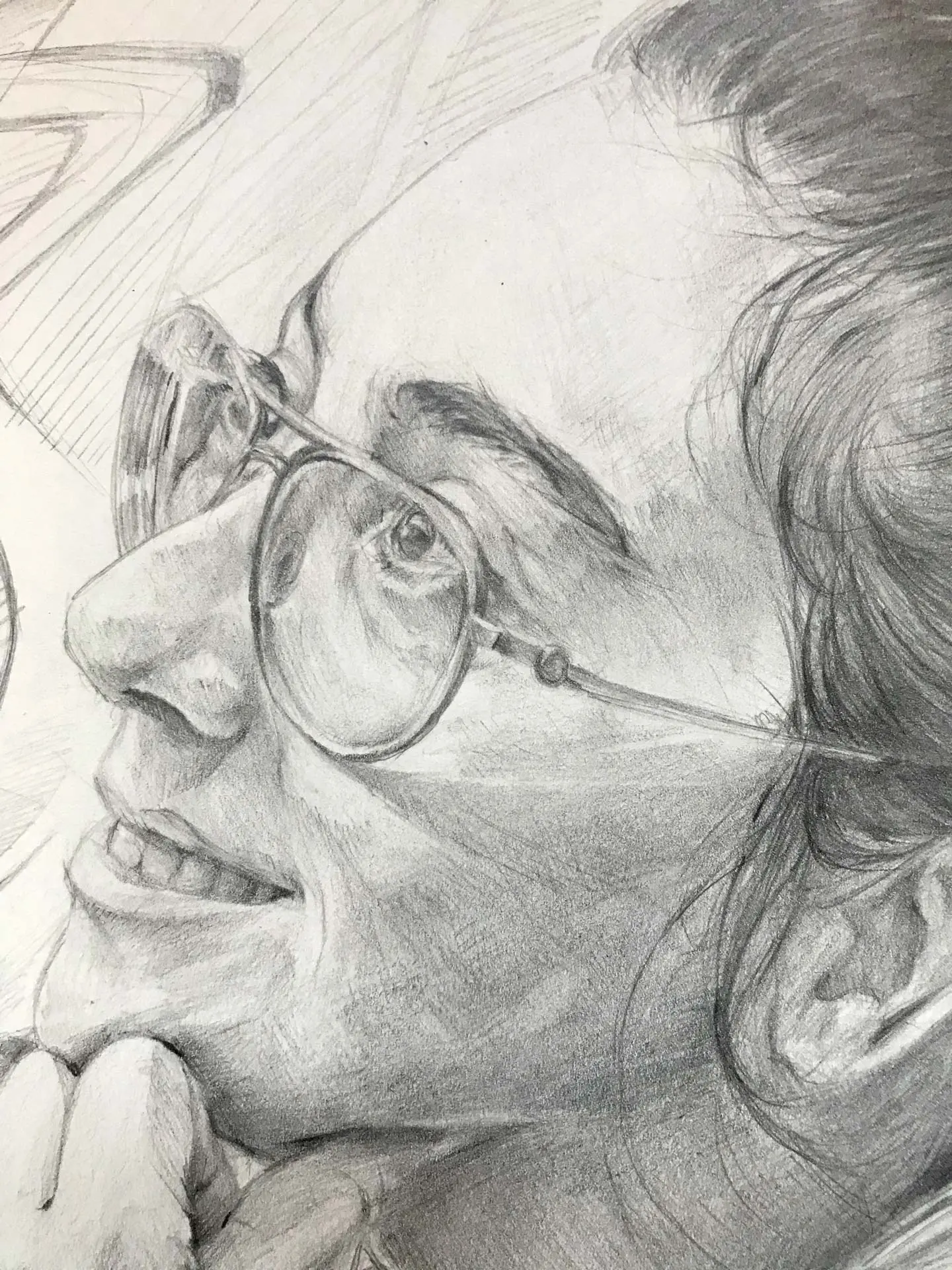 Dibujo personalizado a lápiz basado en fotografía