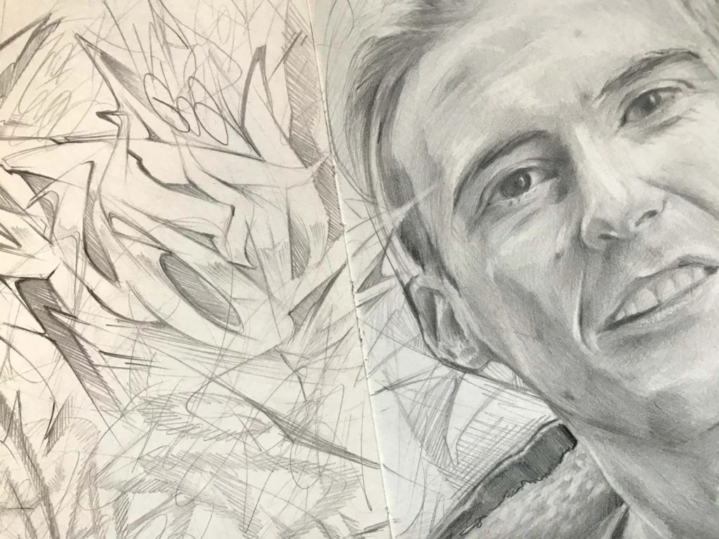 Retrato personalizado lapiz