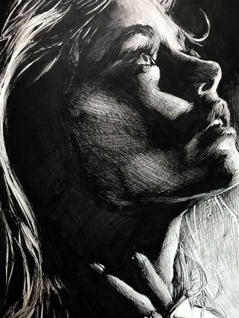 Retrato personalizado bolígrafo