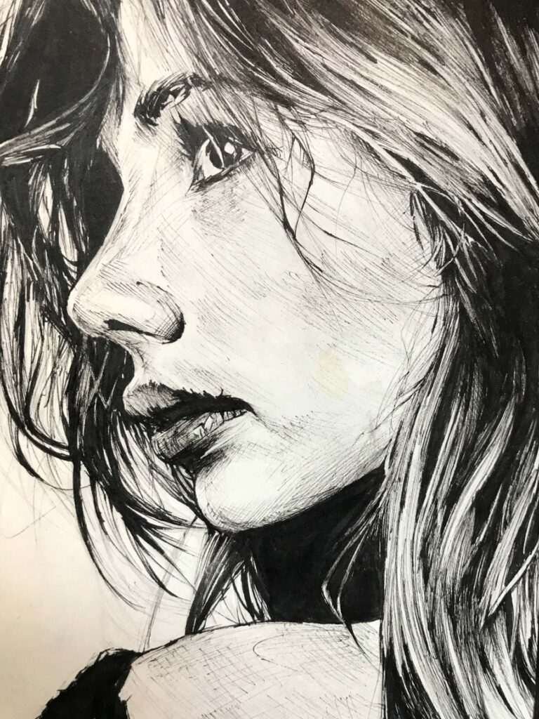 Retrato personalizado bolígrafo