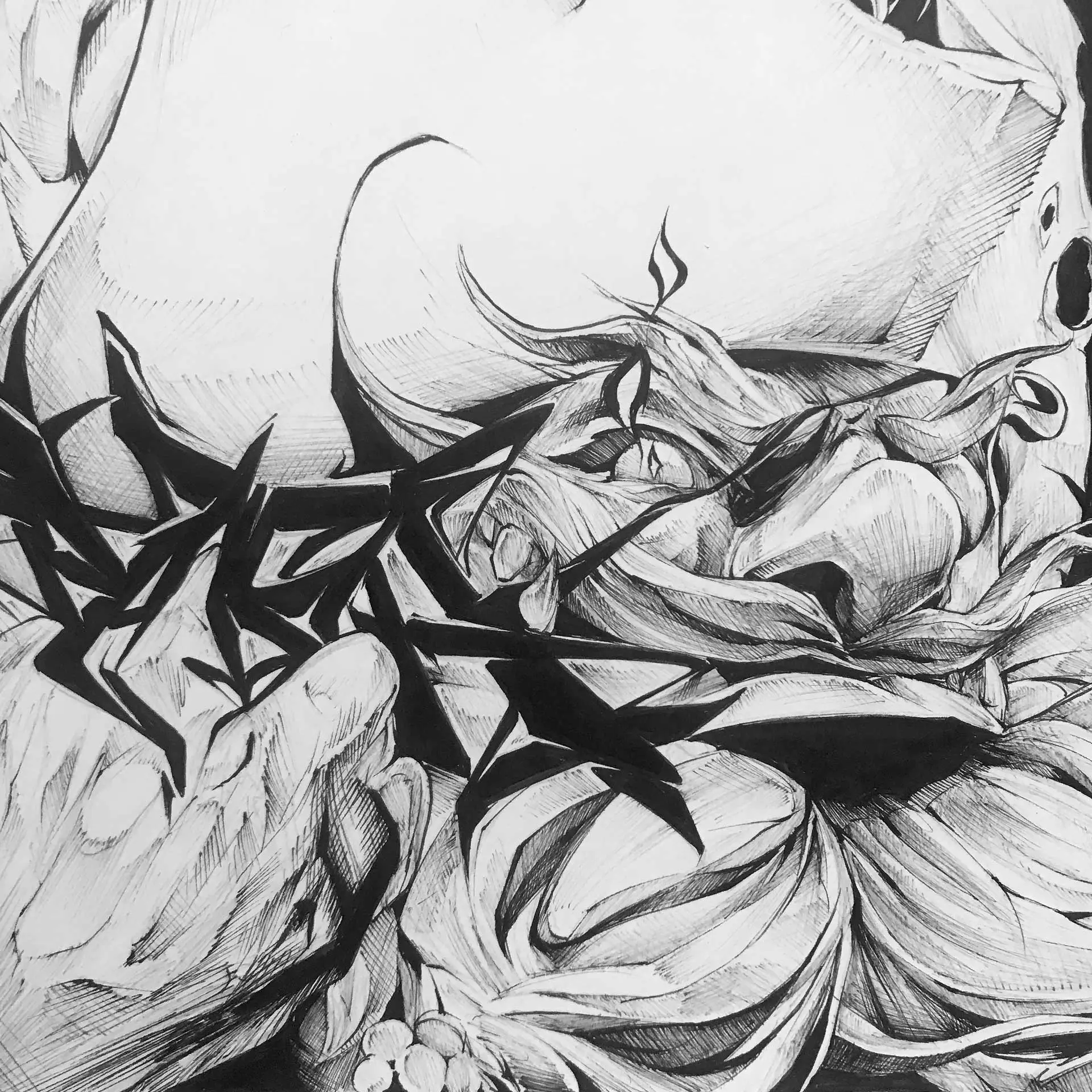 Inktober graffiti e ilustracion