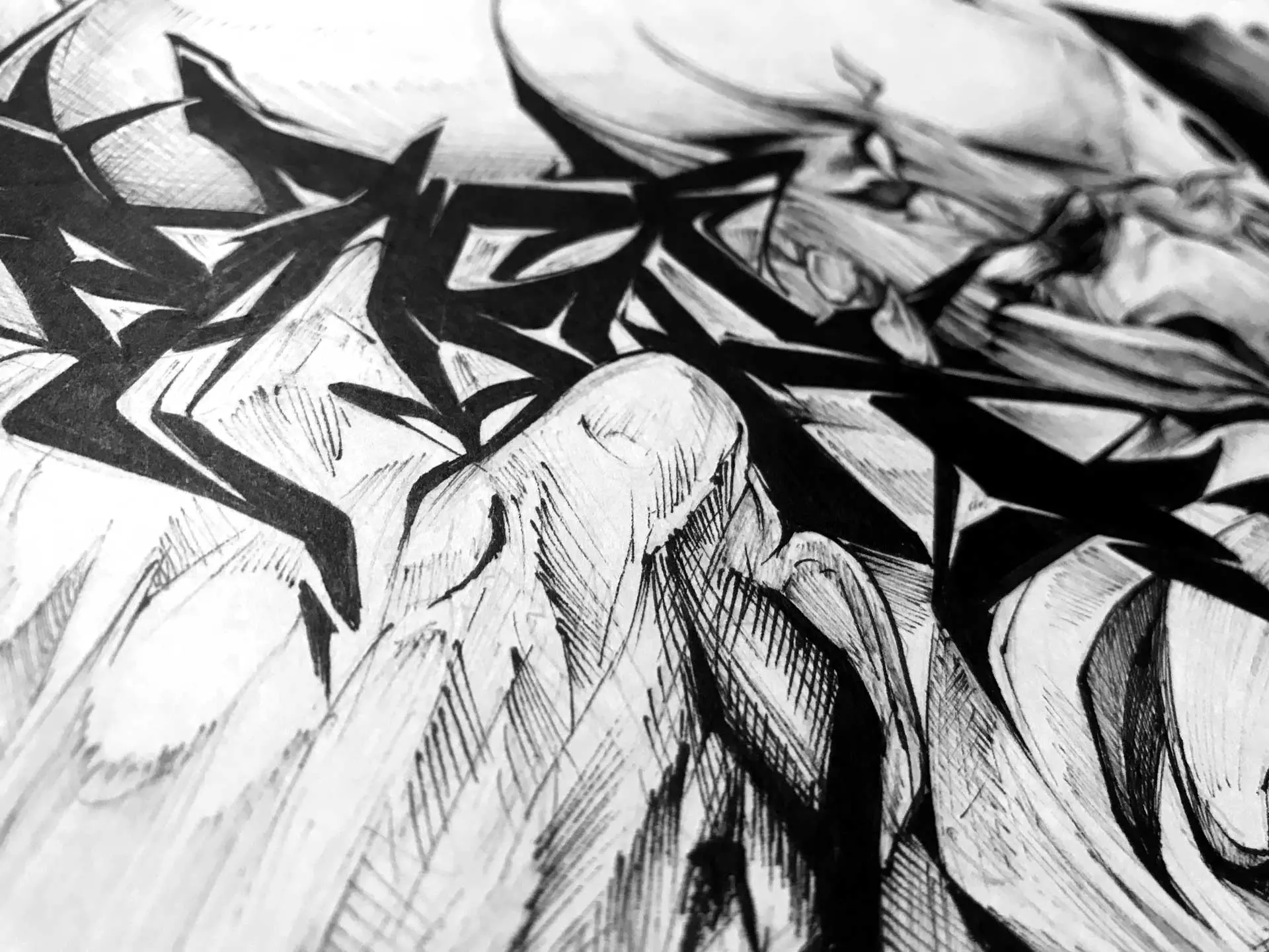 Inktober graffiti e ilustracion