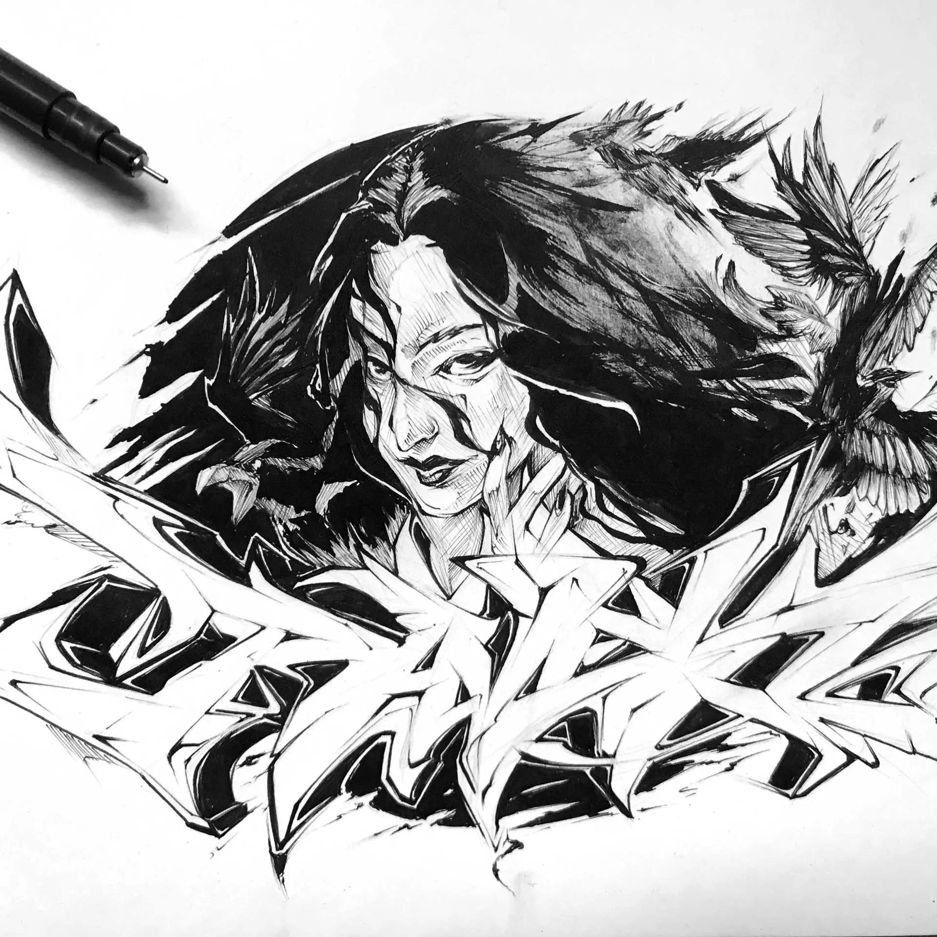 Inktober graffiti e ilustracion