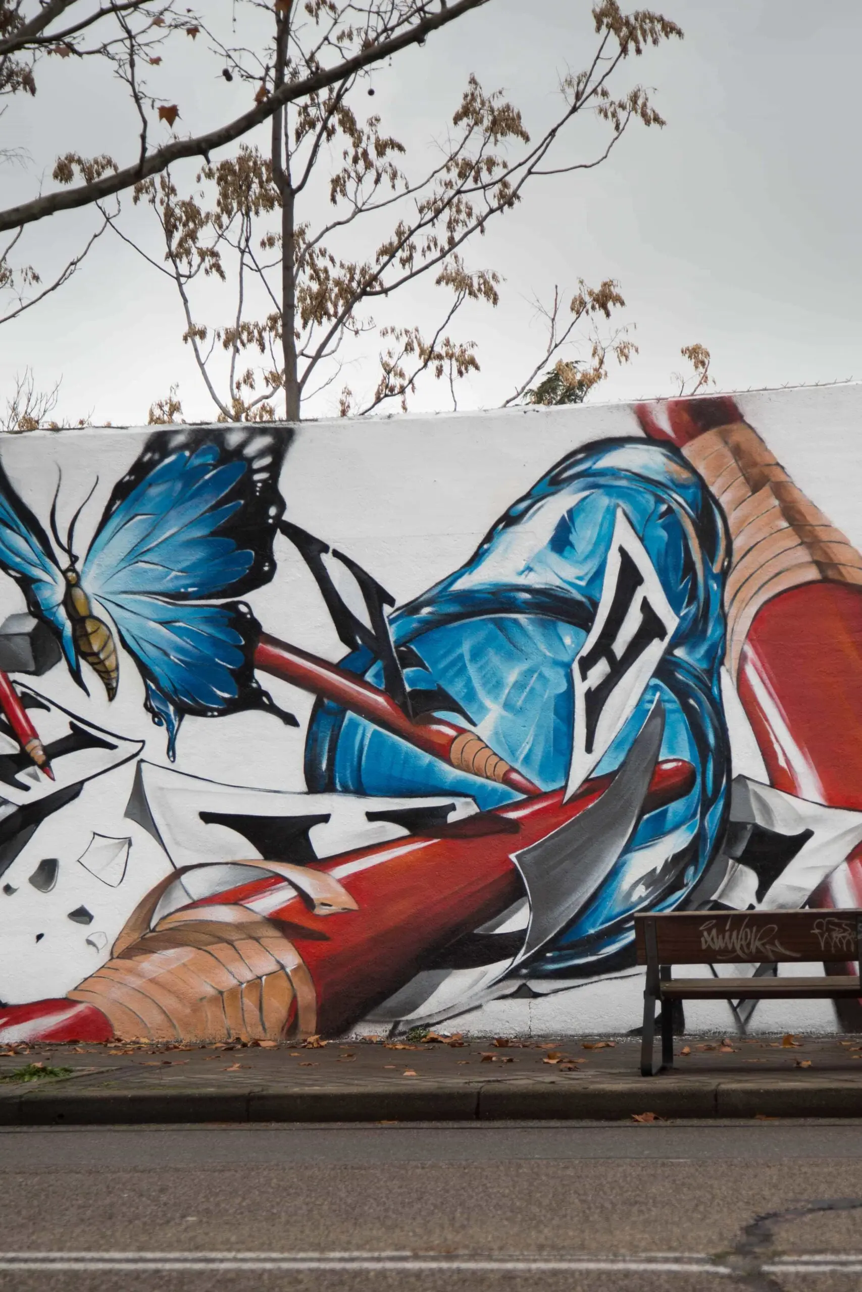Mural en sala de espera