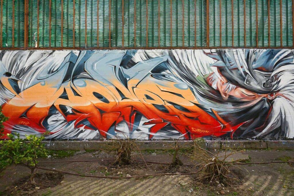 Mural Graffiti Naruto