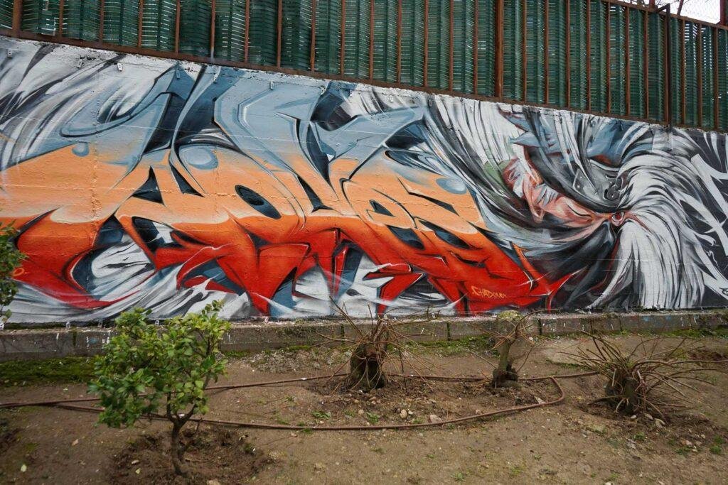 Mural Graffiti Naruto
