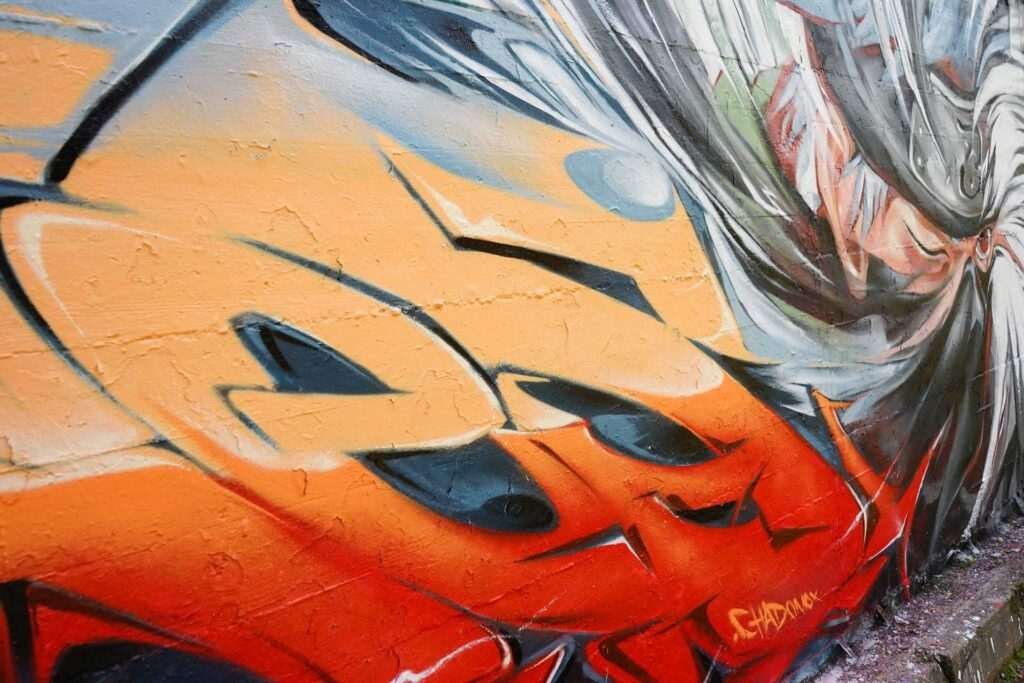 Mural Graffiti Naruto