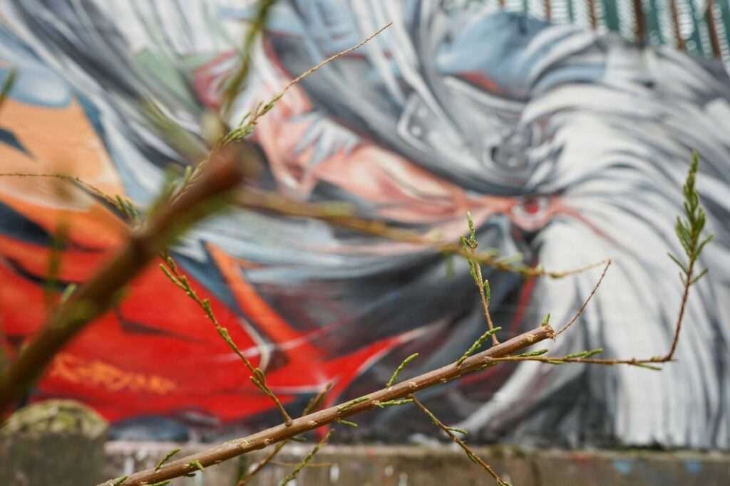 Mural Graffiti Naruto