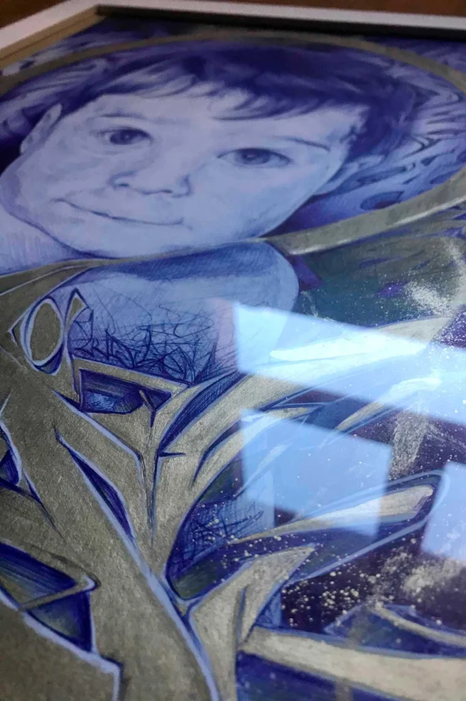 Retrato personalizado bebe