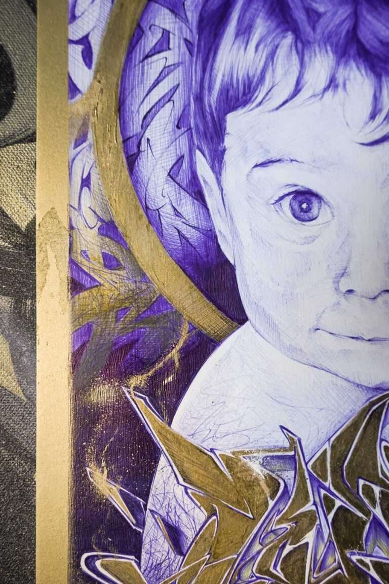 Retrato personalizado bebe