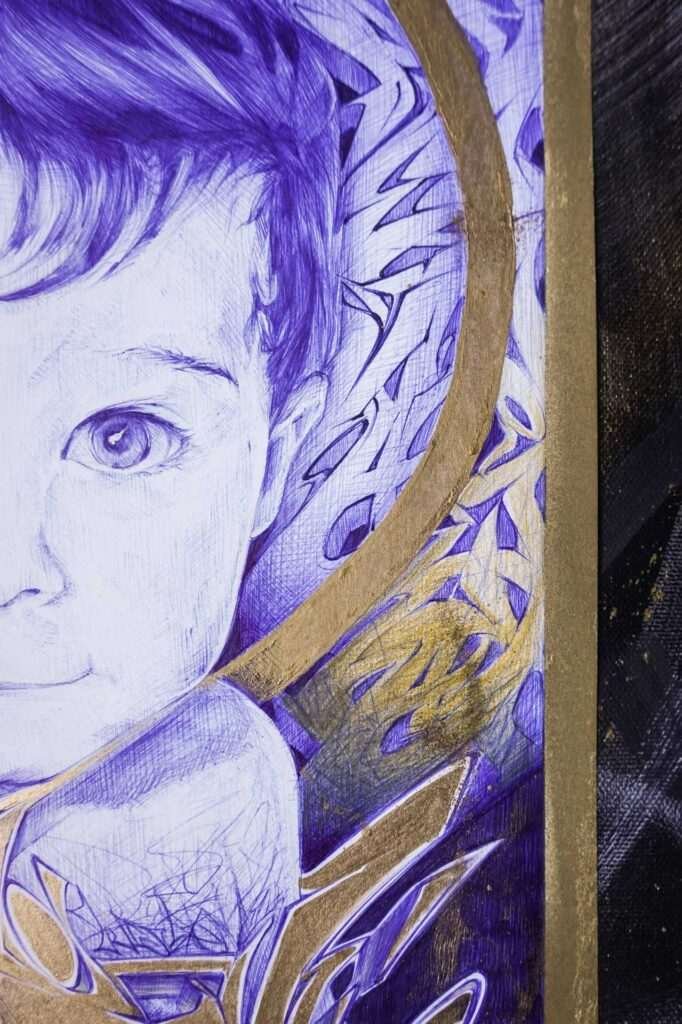 Retrato personalizado bebe