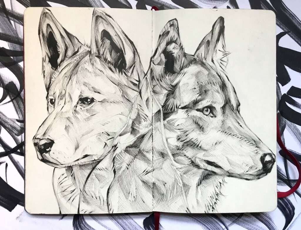 Ilustración personalizada de animal o mascota por encargo