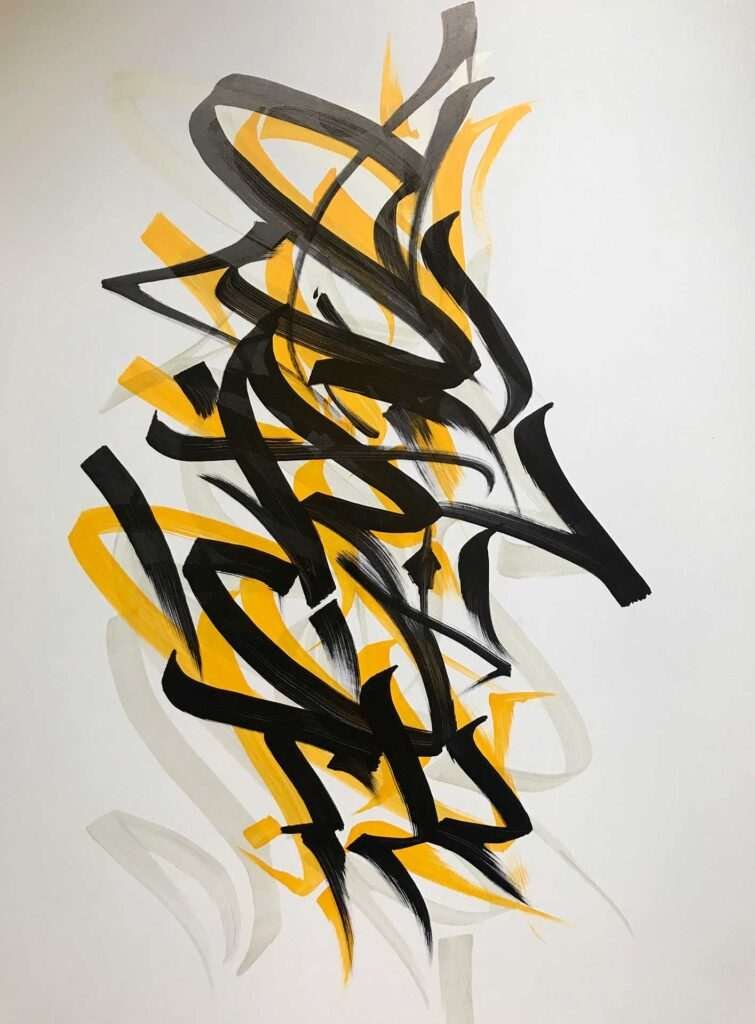Graffiti tag con nombre personalizado en estilo callejero
