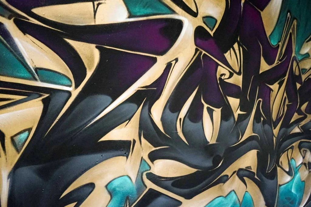 Mural personalizado graffiti wildstyle 3D