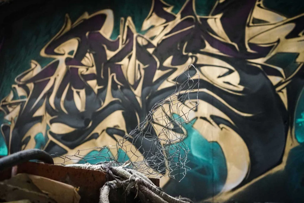 Mural personalizado graffiti wildstyle 3D