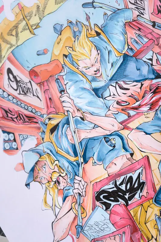 Ilustracion graffiti