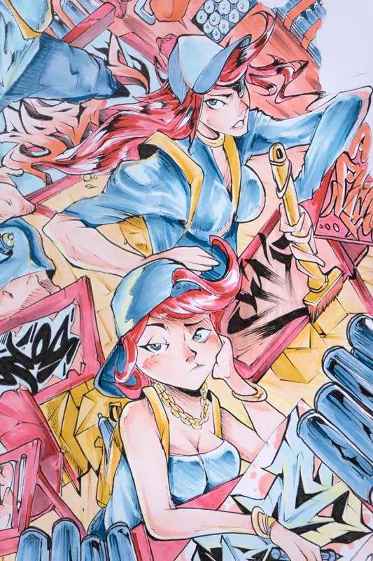 Ilustracion graffiti