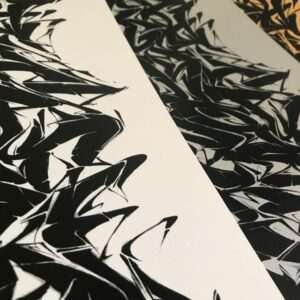 Abecedario graffiti "Magnam" en versión plata de ASEM NAVARRO