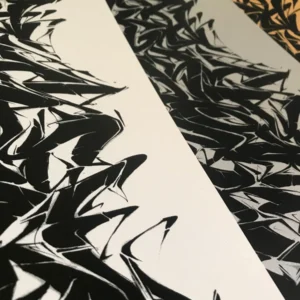 Abecedario graffiti "Magnam" en versión plata de ASEM NAVARRO