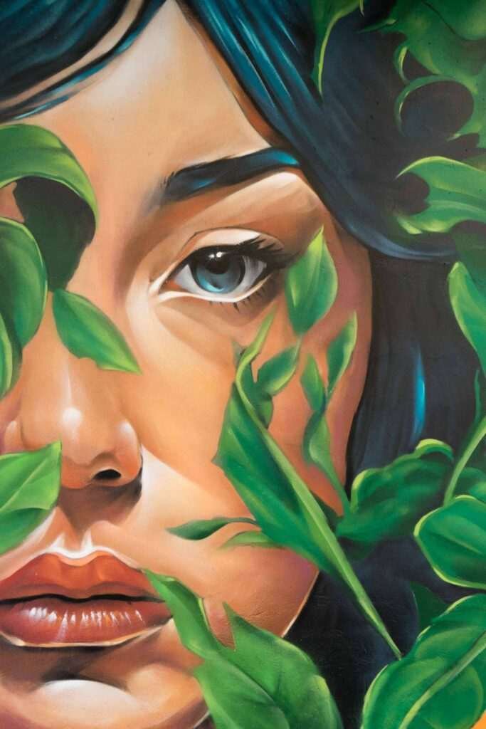 Mural Dualidad en Almazán, arte urbano para ayuntamiento