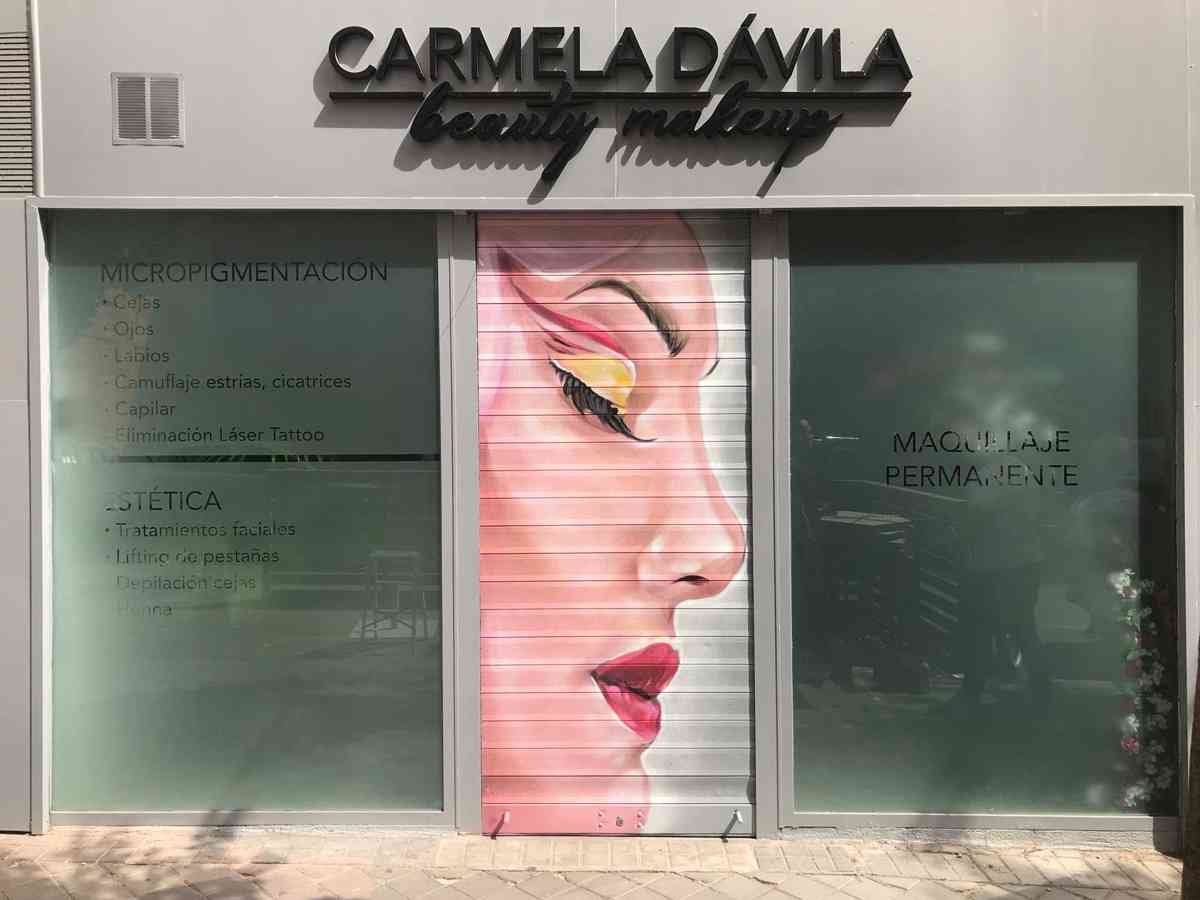 Murales en salones de belleza