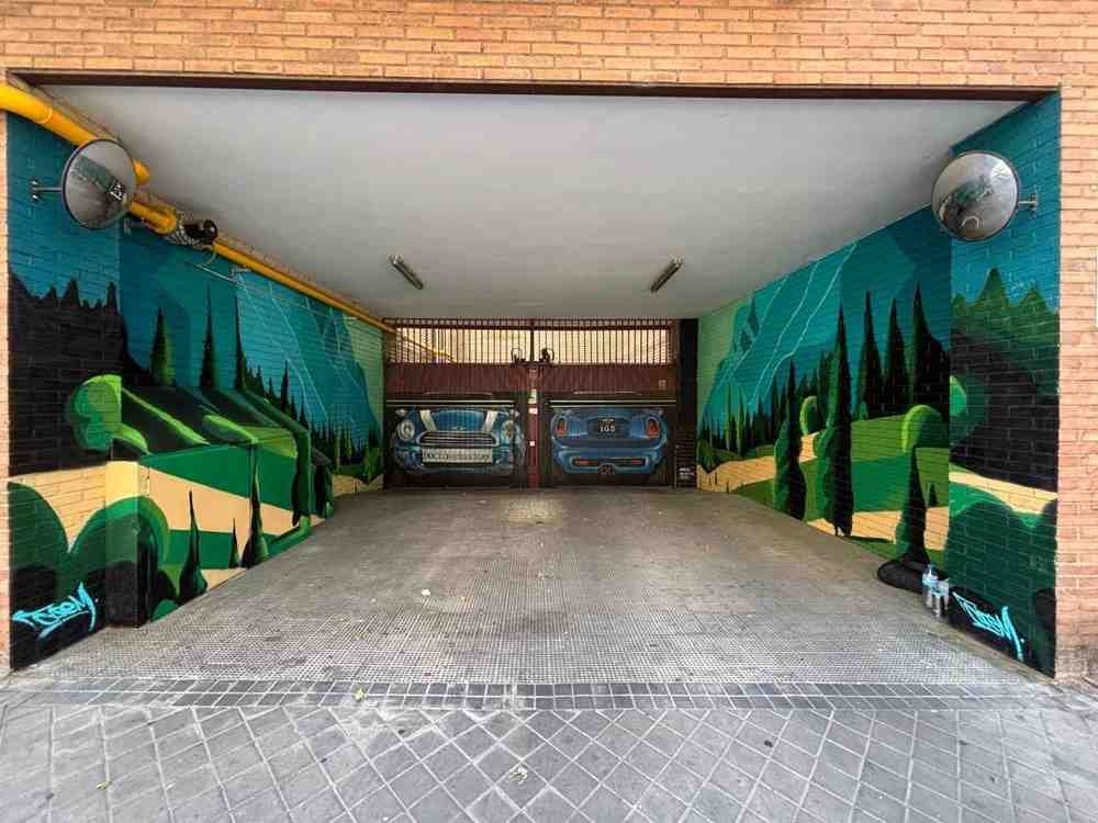 murales en garajes y parking
