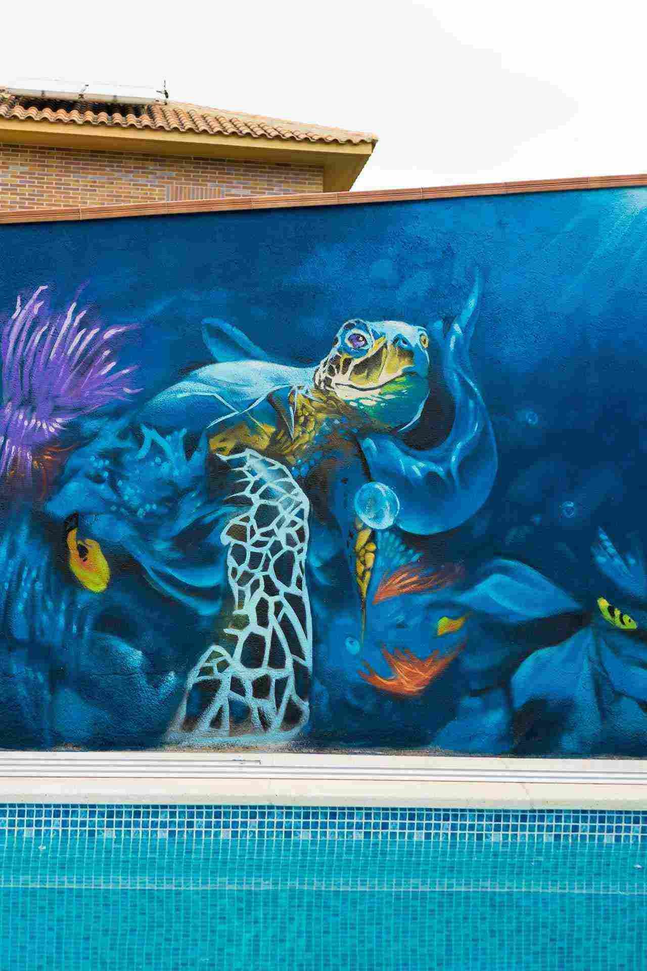 murales en piscinas