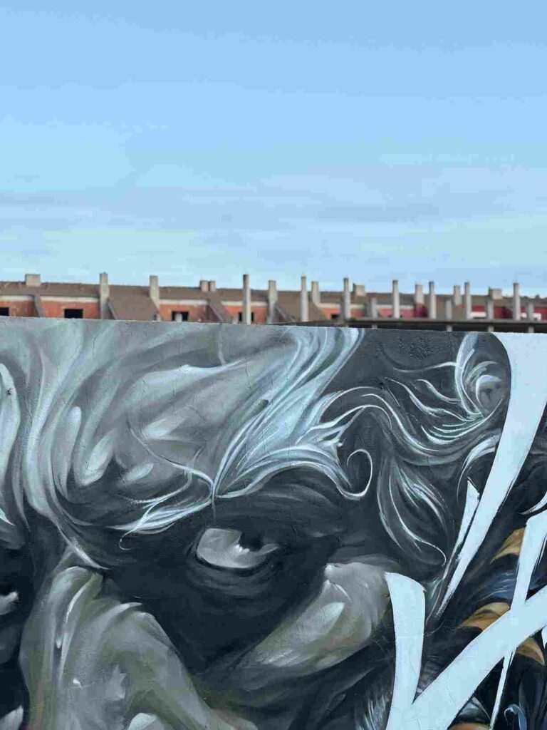 Mural ganador Manchagraff en Malagón