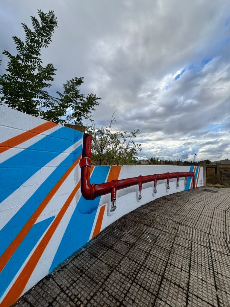 Mural corporativo para Luna Seguridad en León
