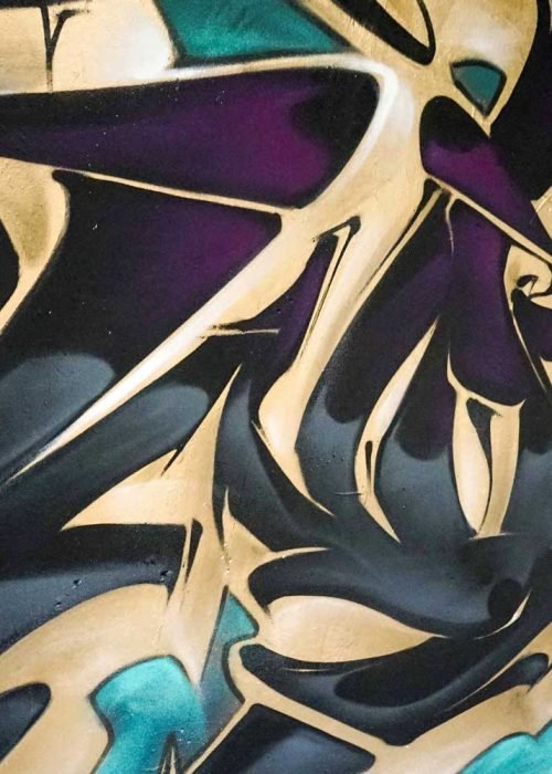 Mural personalizado graffiti wildstyle 3D