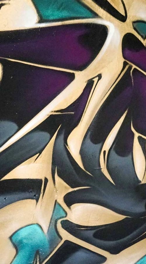 Mural personalizado graffiti wildstyle 3D
