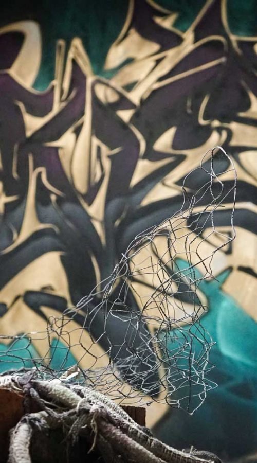 Mural personalizado graffiti wildstyle 3D