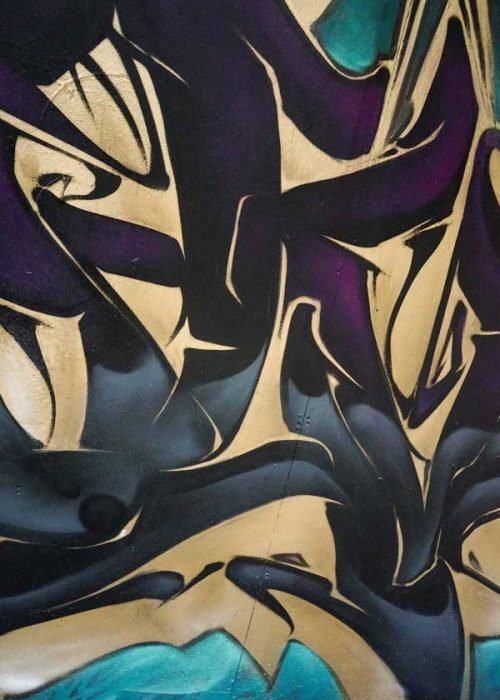 Mural personalizado graffiti wildstyle 3D