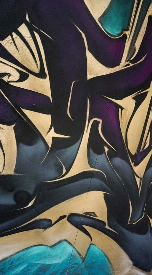 Mural personalizado graffiti wildstyle 3D