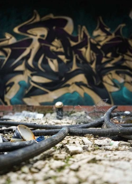 Mural personalizado graffiti wildstyle 3D