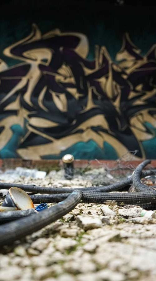 Mural personalizado graffiti wildstyle 3D