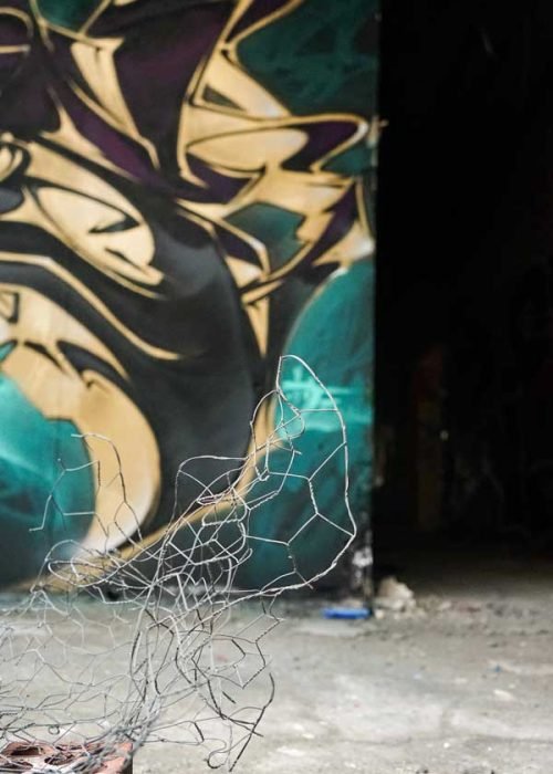 Mural personalizado graffiti wildstyle 3D